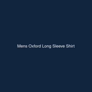 Men's Oxford Long Sleeve Shirt