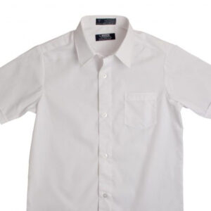Boys School Uniform TC White Short Sleeve Shirt