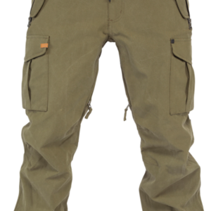 Men's Cargo Pocket Zip Open Inseam Workwear Pant